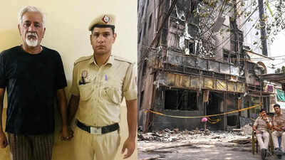 He came. He saw, but didn't stop: Malviya Nagar hotel owner 'drove past' burning building instead of stopping to help | Delhi News
