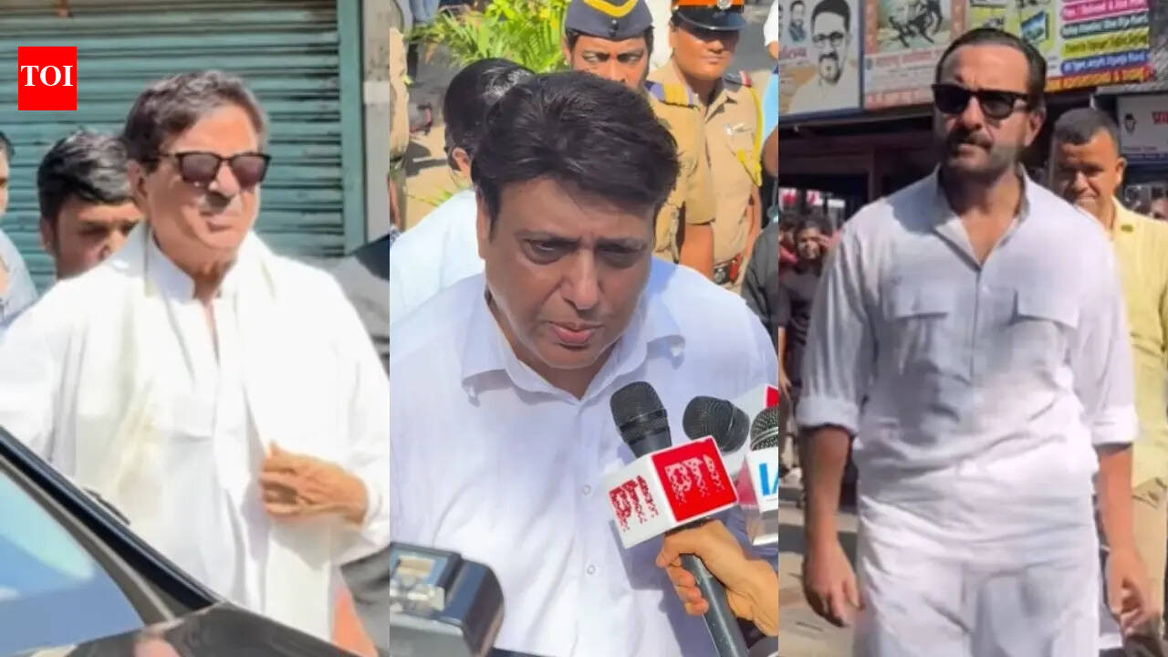 Saif Ali Khan, Varun Dhawan, Shatrughan Sinha, Farhan Akhtar and others arrive for Pahlaj Nihalani's final rites, Govinda pays tribute - WATCH VIDEOS |