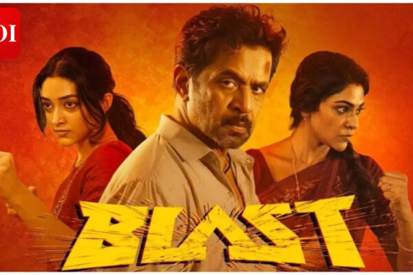 'Blast' box office collections day 8: Arjun Sarja starrer maintains momentum; Nears Rs 37 cr worldwide gross | Tamil Movie News