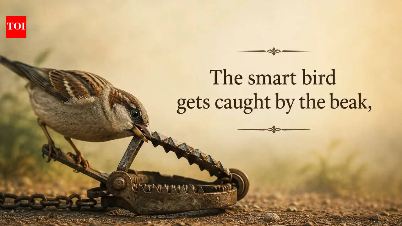 Greek proverb of the day: "The smart bird gets caught by the..."