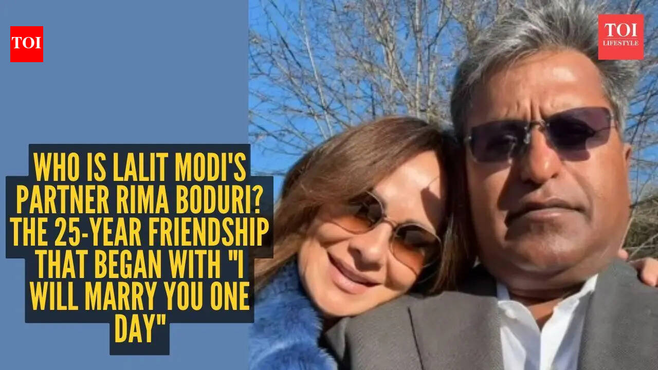 Lalit Modi: "I will marry you one day": When Lalit Modi said this to Rima Boduri at their first meeting and how she became his partner 25 years later