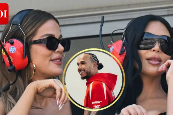 Kim Kardashian: Kim Kardashian Dazzles in Black Leather at Monaco Grand Prix Supporting Lewis Hamilton |