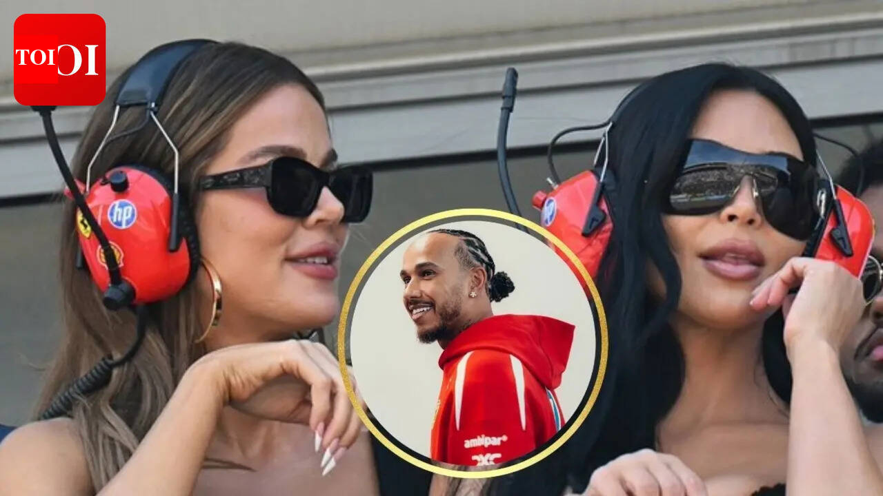 Kim Kardashian: Kim Kardashian Dazzles in Black Leather at Monaco Grand Prix Supporting Lewis Hamilton |
