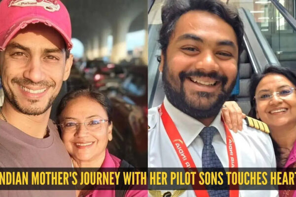 Indian Mother'S Journey: ‘Dropped off by one son, flown home by another’: Indian mother's journey with her pilot sons touches hearts