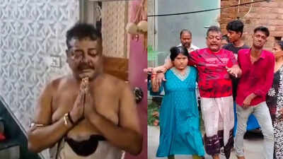 Thrash-strip video of Dum Dum Trinamool councillor goes viral | Kolkata News