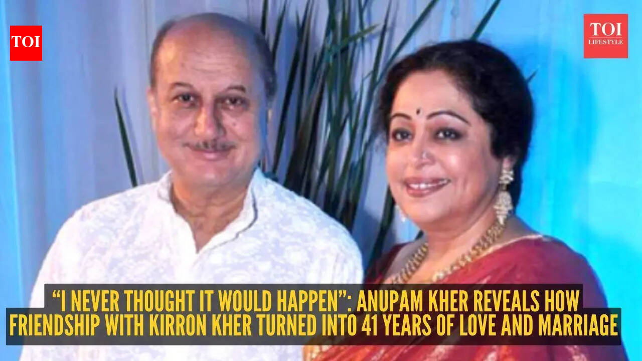 Anupam Kher: “I never thought it would happen”: Anupam Kher reveals how friendship with Kirron Kher turned into 41 years of love and marriage
