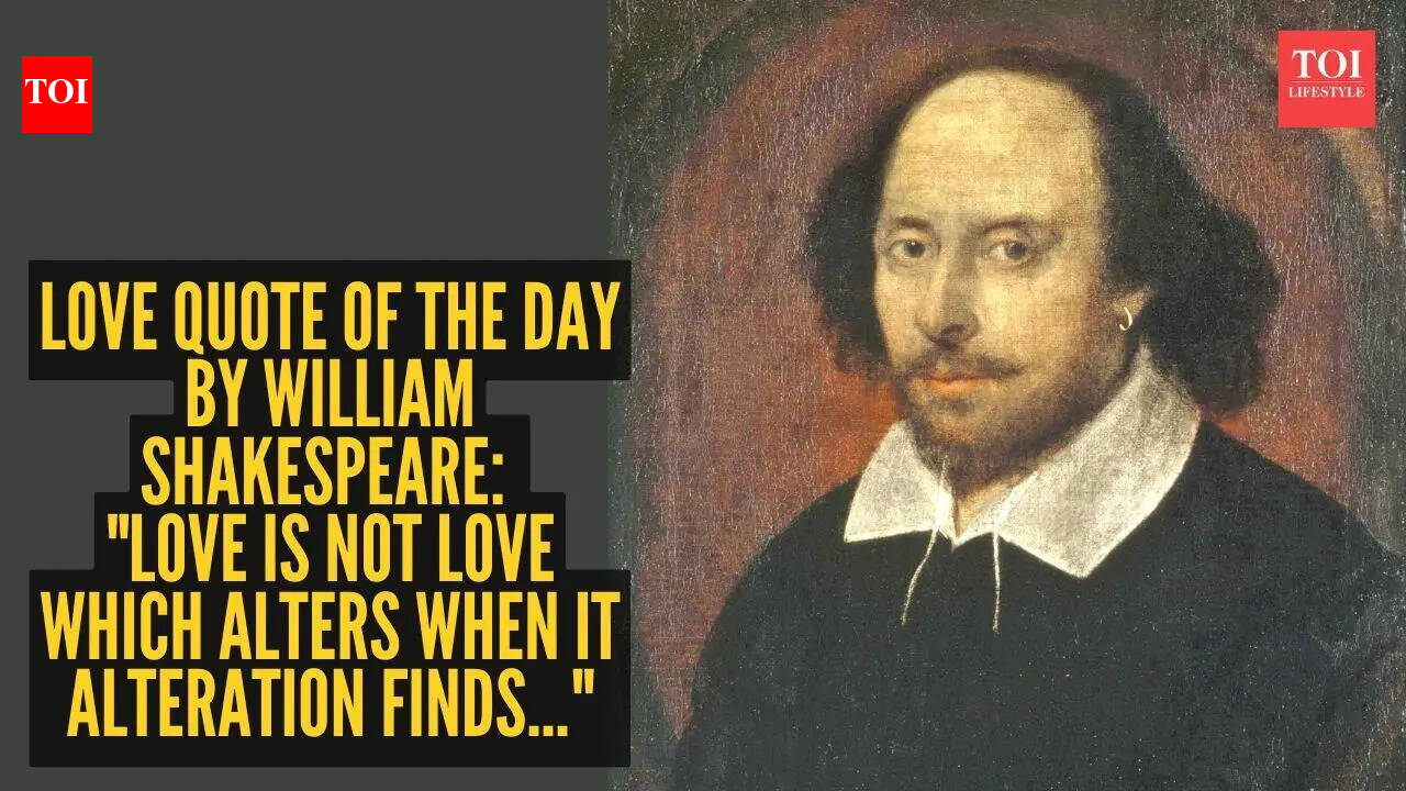 William Shakespeare Love Quote: Love quote of the day by William Shakespeare: "Love is not love which alters when it alteration finds..."