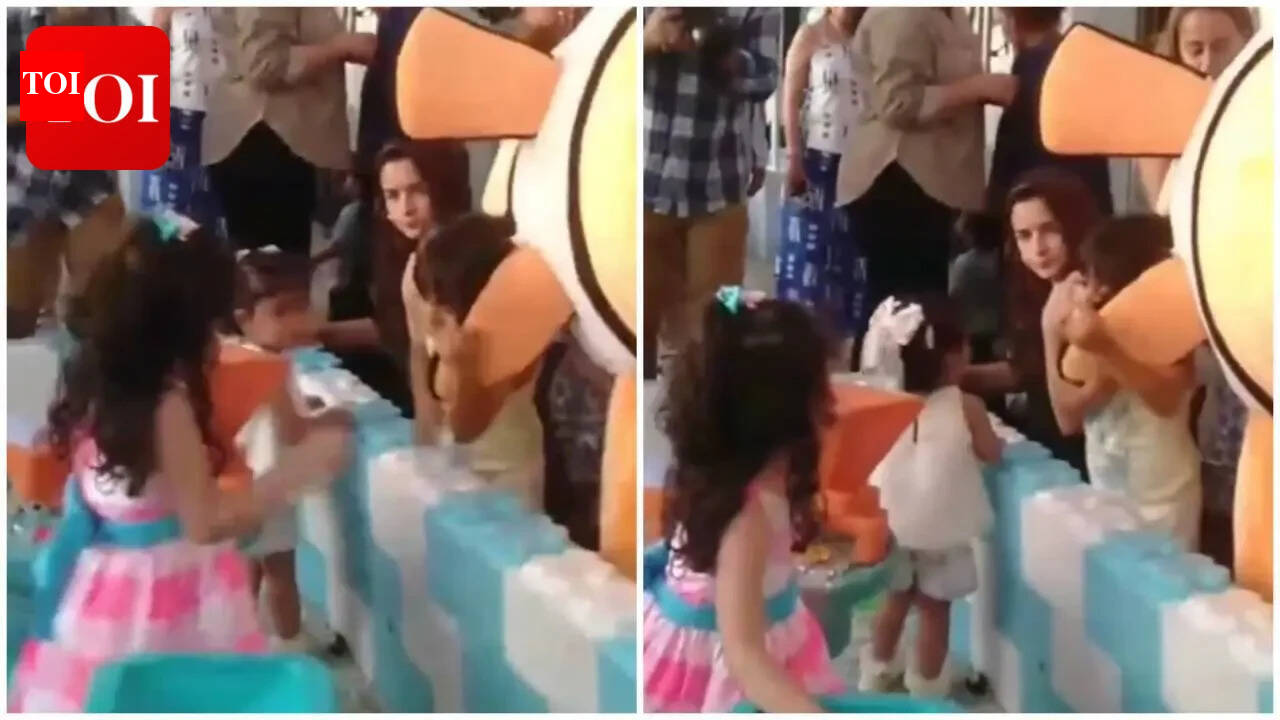 Alia Bhatt and daughter Raha Kapoor steal hearts at Varun Dhawan's daughter Lara's birthday bash; viral video melts fans |