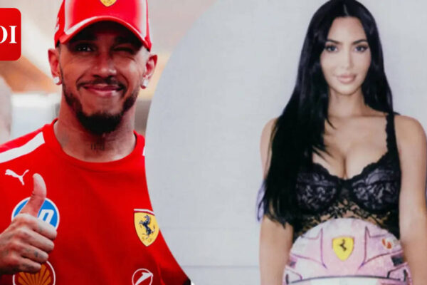 Lewis Hamilton shares BTS photo of Kim Kardashian posing with his sparkling pink helmet post Monaco Grand Prix win - PICS﻿ |