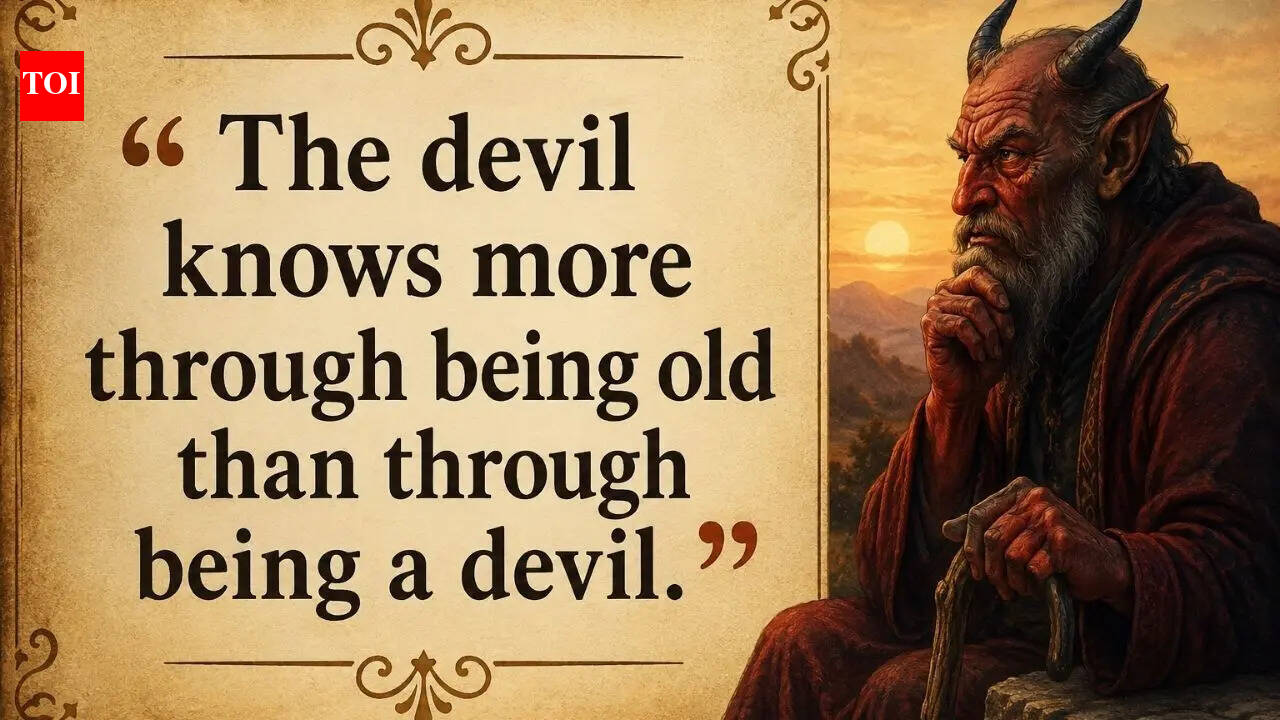 Spanish proverb of the day: “The devil knows more through being old than through...” |