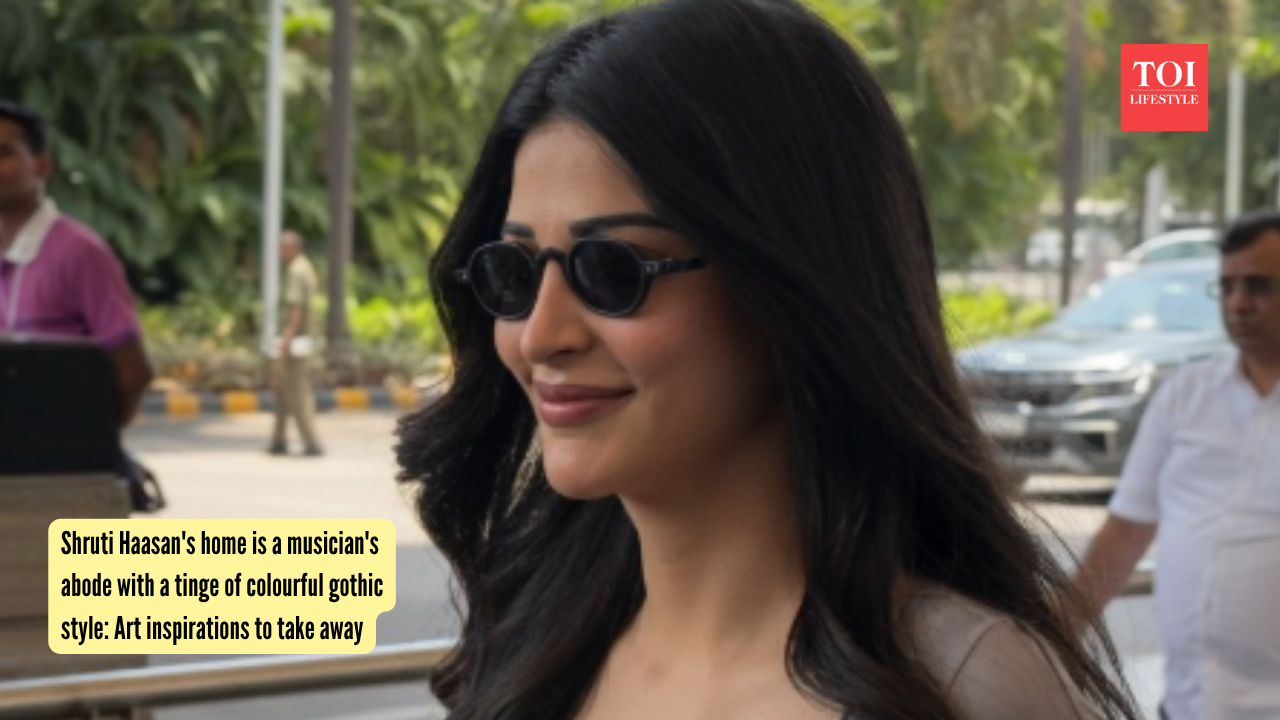 Shruti Haasan's home is a musician's abode with a tinge of colourful gothic style: Art inspirations to take away |