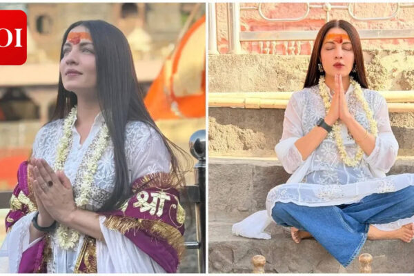 Celina Jaitly seeks solace at Mahakaleshwar temple amid ongoing divorce battle with estranged husband Peter Haag |