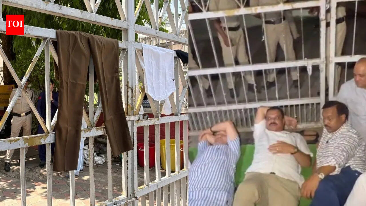 Congress hangs RSS uniform at Bhopal election office over Meenakshi Natarajan's Rajya Sabha nomination row | Bhopal News