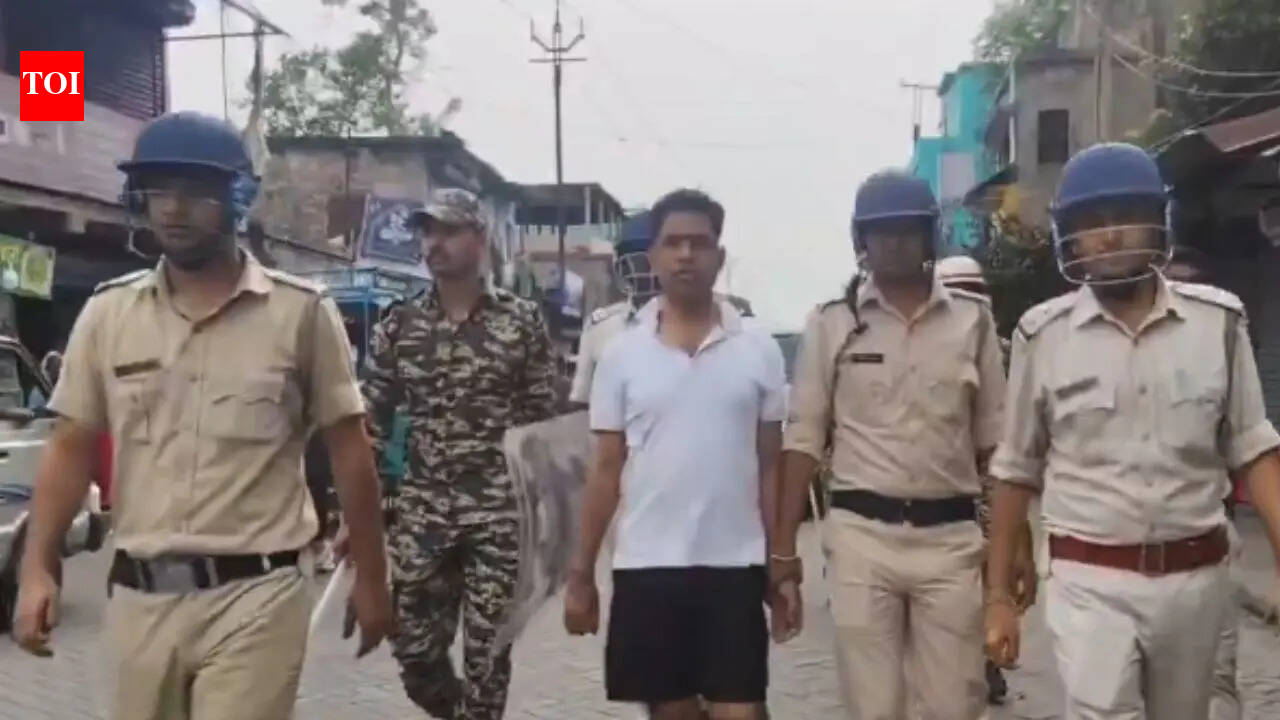 ‘Pushpa of Falta’, TMC leader Jahangir Khan paraded in shorts after arrest | Kolkata News