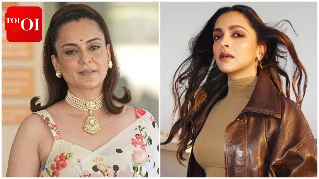 Kangana Ranaut gives a rare shoutout to Deepika Padukone slamming Bollywood's culture of insecurity: 'Too much negativity' | Hindi Movie News