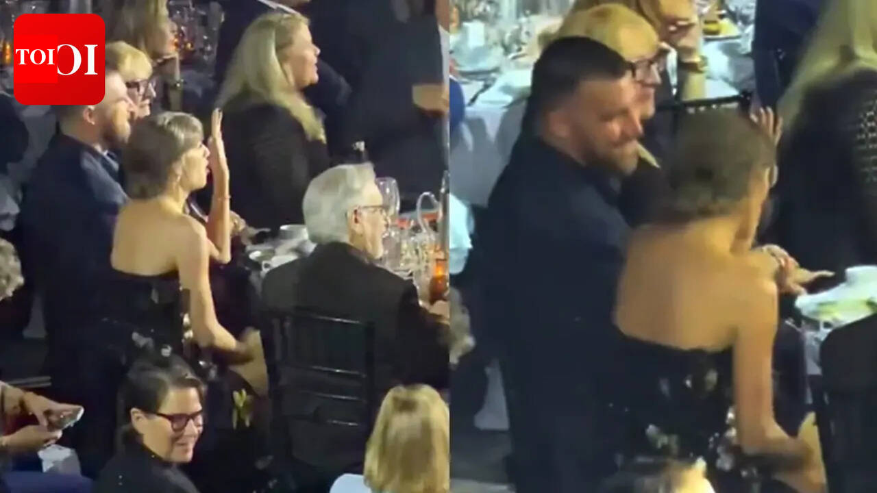 Travis Kelce joins Taylor Swift as she becomes youngest woman to be inducted into Songwriters Hall of Fame; couple dance to 'Umbrella', 'Single Ladies' - WATCH﻿ |