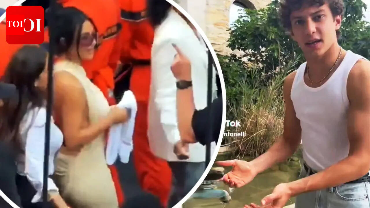 Kimi Antonelli teases Lewis Hamilton's girlfriend Kim Kardashian for stealing his towel at Monaco Grand Prix - WATCH |