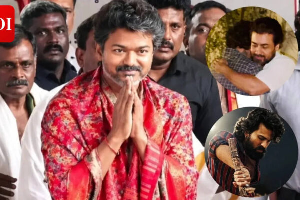 Vijay's Mookambika Temple visit, Suriya's gift to RJ Balaji, 'Peddi' scenes trimmed: Top 5 South stories of the day | Tamil Movie News