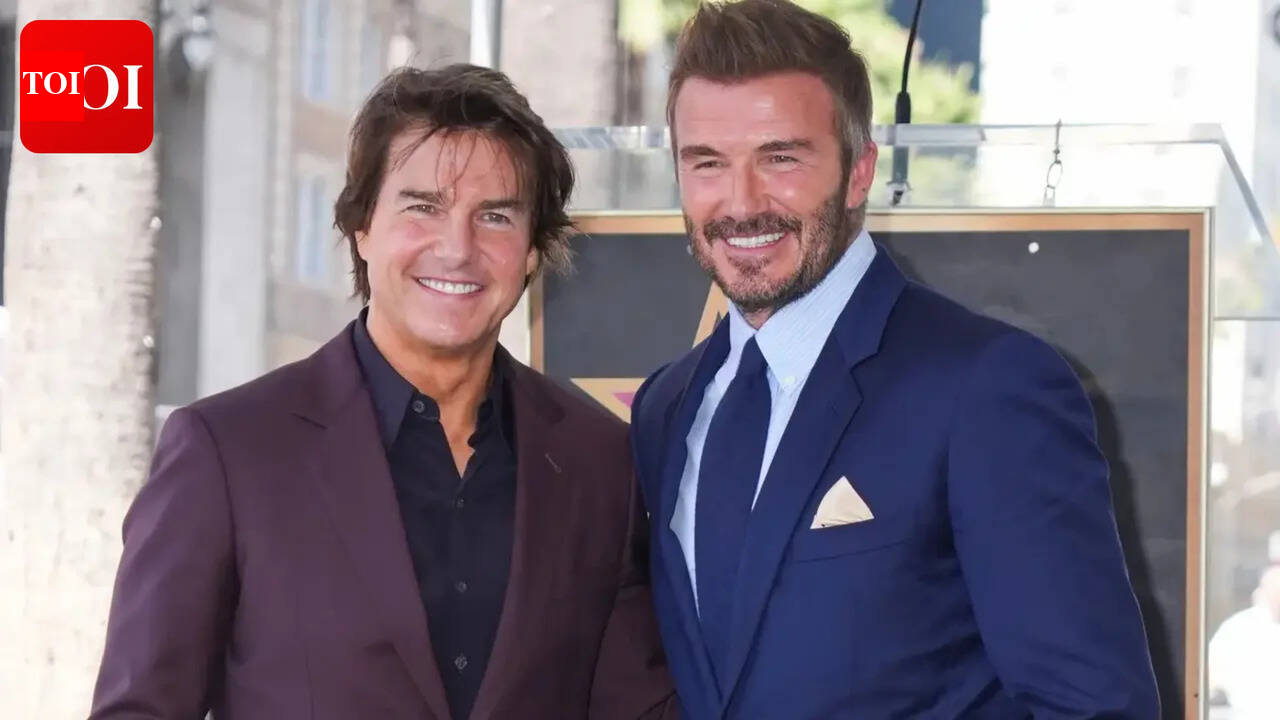 Tom Cruise praises David Beckham at Hollywood Walk of Fame ceremony; says 'His is a Hollywood story' - WATCH |