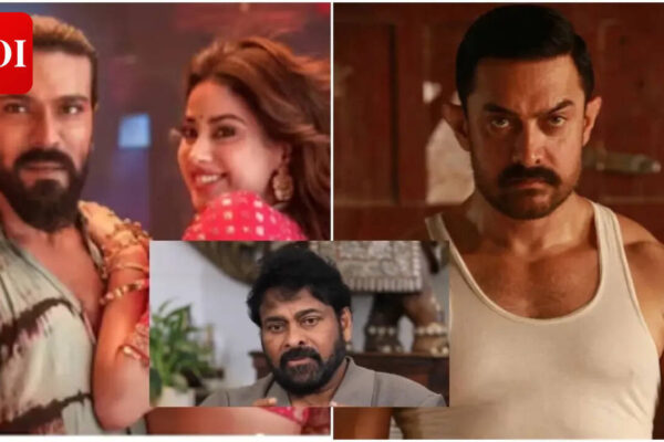 Ram Charan: 'Peddi will have more acceptance'; Chiranjeevi compares Ram Charan's film with Aamir Khan's 'Dangal' | Telugu Movie News