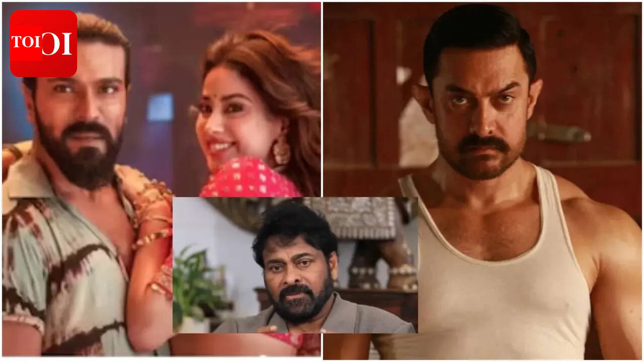 Ram Charan: 'Peddi will have more acceptance'; Chiranjeevi compares Ram Charan's film with Aamir Khan's 'Dangal' | Telugu Movie News