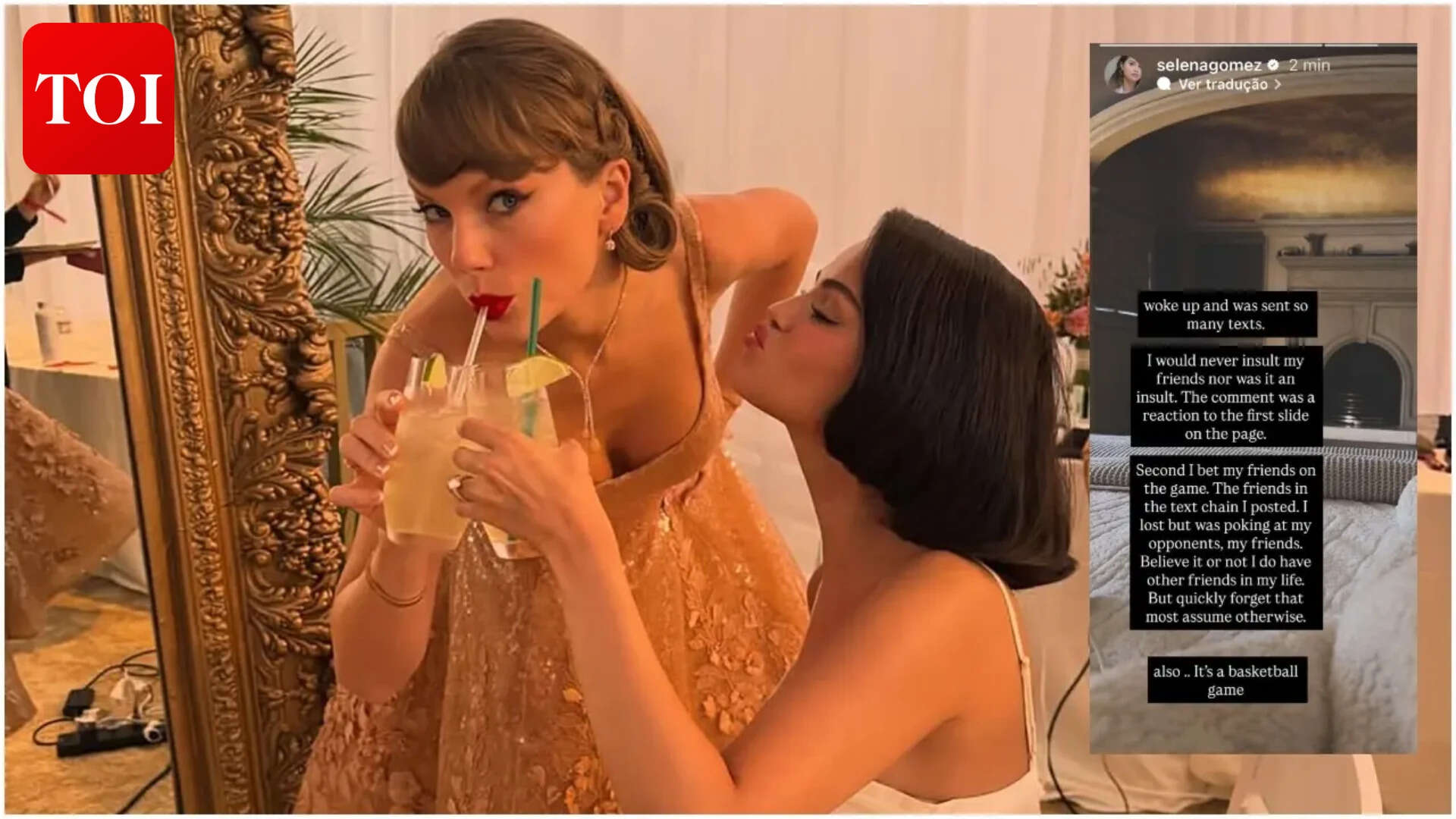 'I would never insult my friends': Selena Gomez responds to Taylor Swift speculation after viral NBA post | English Movie News