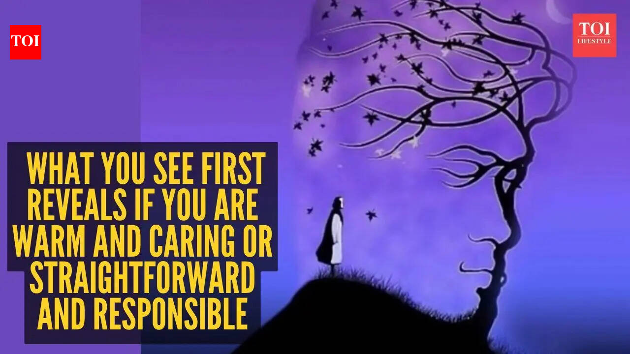 Optical illusion personality test: A person standing or a human's face? What you see first reveals if you are warm and caring or straightforward and responsible |