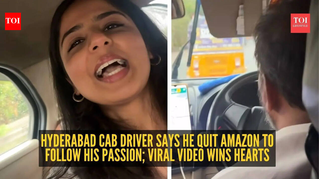 Hyderabad cab driver says he quit Amazon to follow his passion; viral video wins hearts |