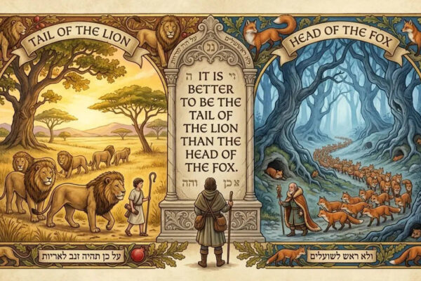 Jewish proverb of the day: “It is better to be the tail of the lion than...” |