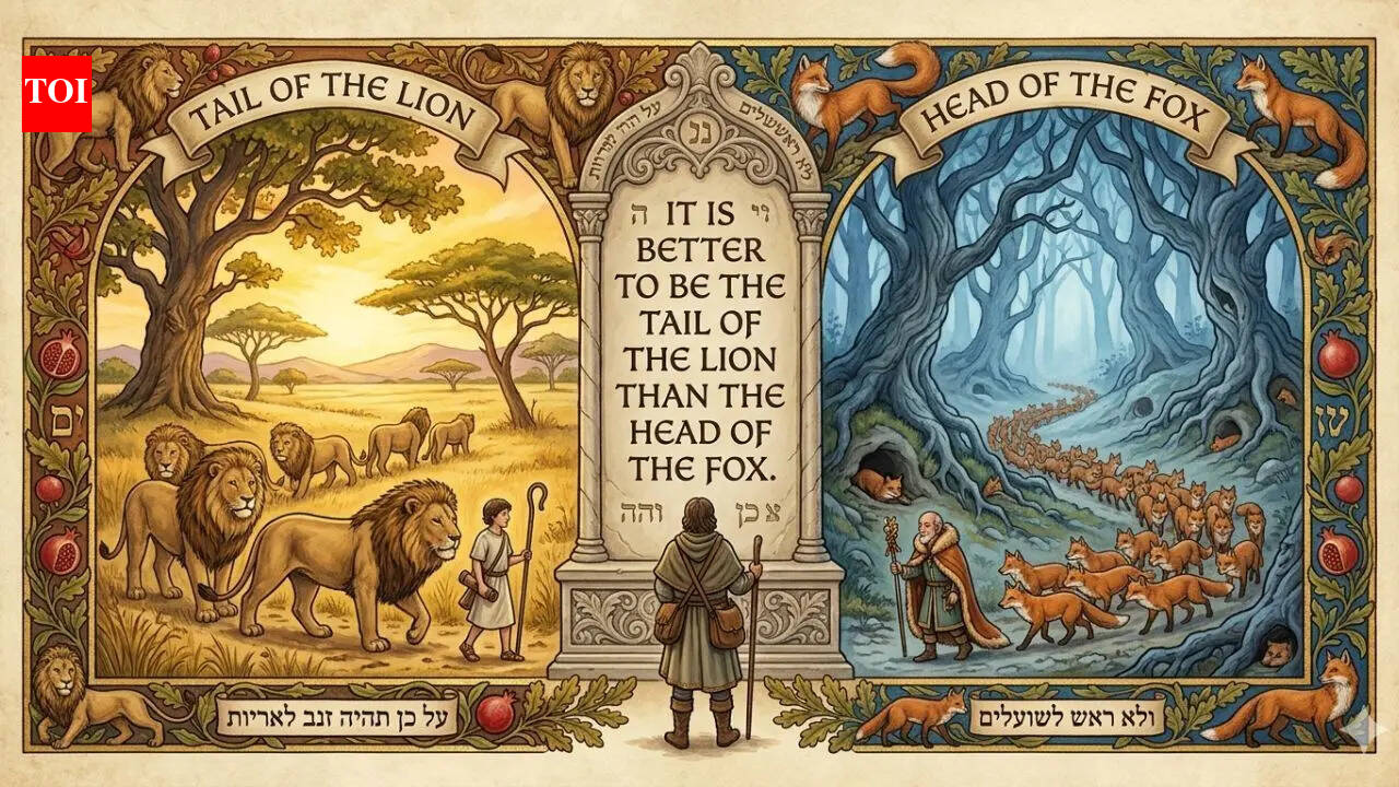 Jewish proverb of the day: “It is better to be the tail of the lion than...” |