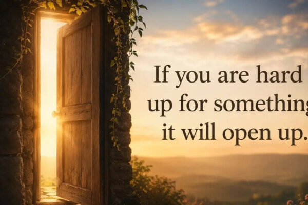 Korean proverb of the day: “If you are hard up for something, it will...”