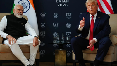 PM Modi seeks 'highest priority' for seafarers in W Asia peace deal in meeting with Trump; US president reiterates he ended 8 wars, mentions G2 | India News