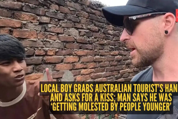 ‘Kiss me here, kiss me’: Local boy grabs Australian tourist’s hand and asks for a kiss; man says he was ‘getting molested by people younger’