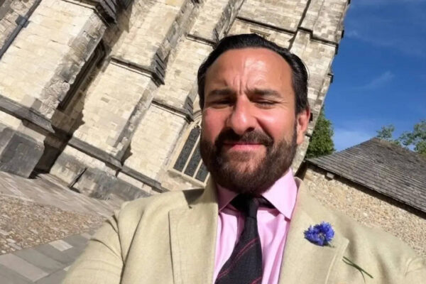 Saif Ali Khan pays tribute to father Tiger Pataudi at Winchester College, unveils plaque at the Hunter Tent Cricket pavilion - PICS |