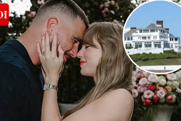 Taylor Swift and Travis Kelce begin pre-wedding celebrations; Rhode Island mansion lights up, while NFL star parties with friends- PICS |