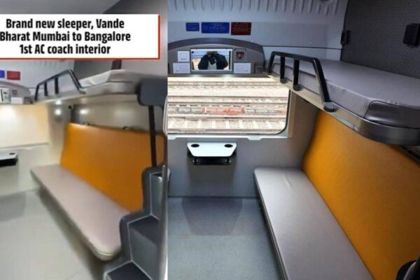 Mumbai–Bengaluru Vande Bharat Sleeper’s new first AC Coach unveiled; looks like a boutique hotel on rails