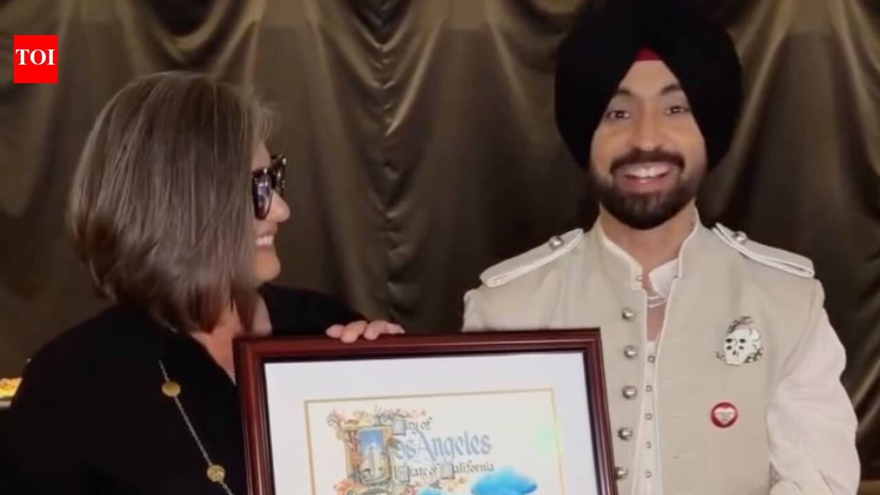 Diljit Dosanjh gets honoured with 'Diljit Dosanjh Day' by Los Angeles city council; singer calls it a special moment | Punjabi Movie News