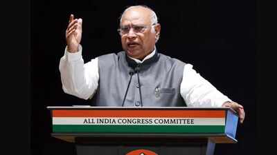 'BJP busy buying parties when people can't afford necessities': Mallikarjun Kharge targets Centre over inflation | India News