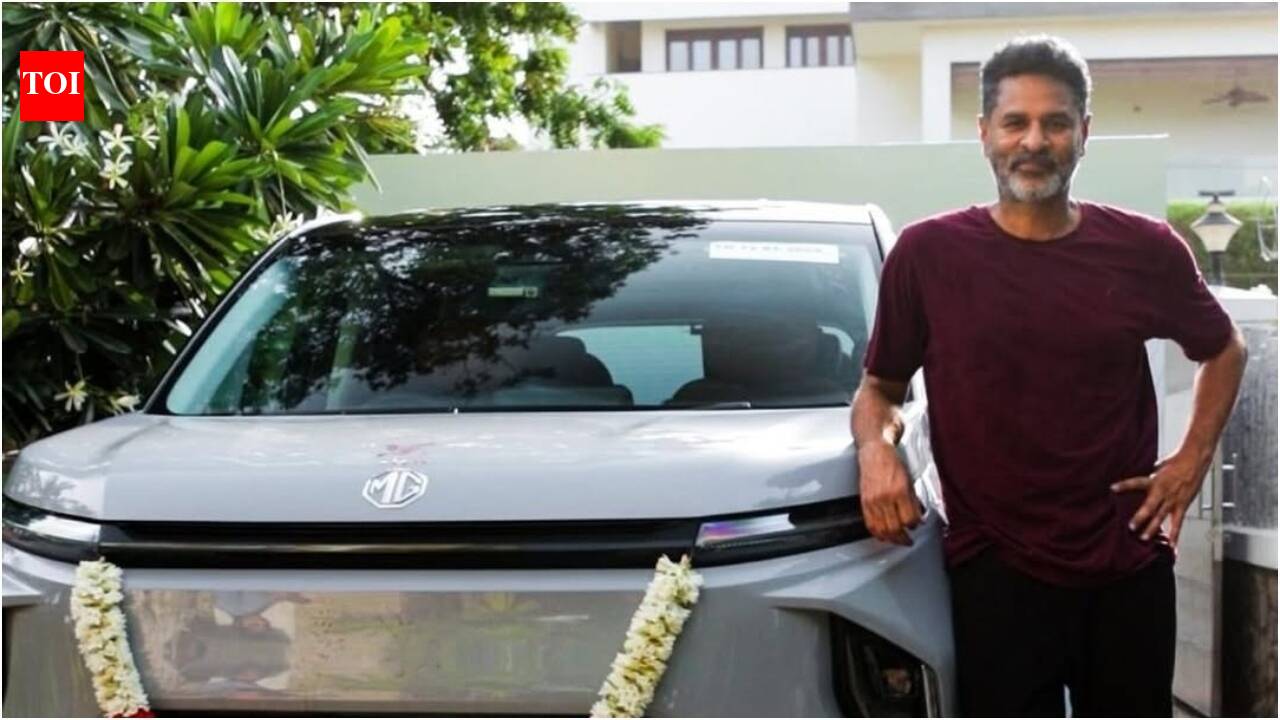 Prabhu Deva buys an ultra-luxurious electric limousine worth Rs 70 lakh featuring 16-way adjustable massage seats and dual sunroof - SEE PICS |
