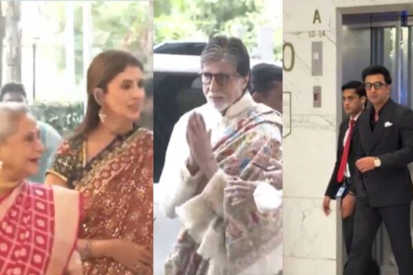 Amitabh Bachchan, Jaya Bachchan, Shweta Bachchan Ranbir Kapoor, Ravi Kishan: Celebs attend Supriya Sule's daughter's wedding - WATCH VIDEOS |