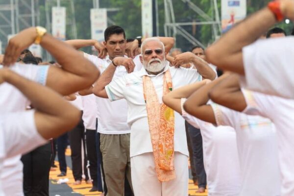 'It connects everyone': PM Modi leads Yoga Day celebrations from Kolkata's Red Road — in pictures | India News