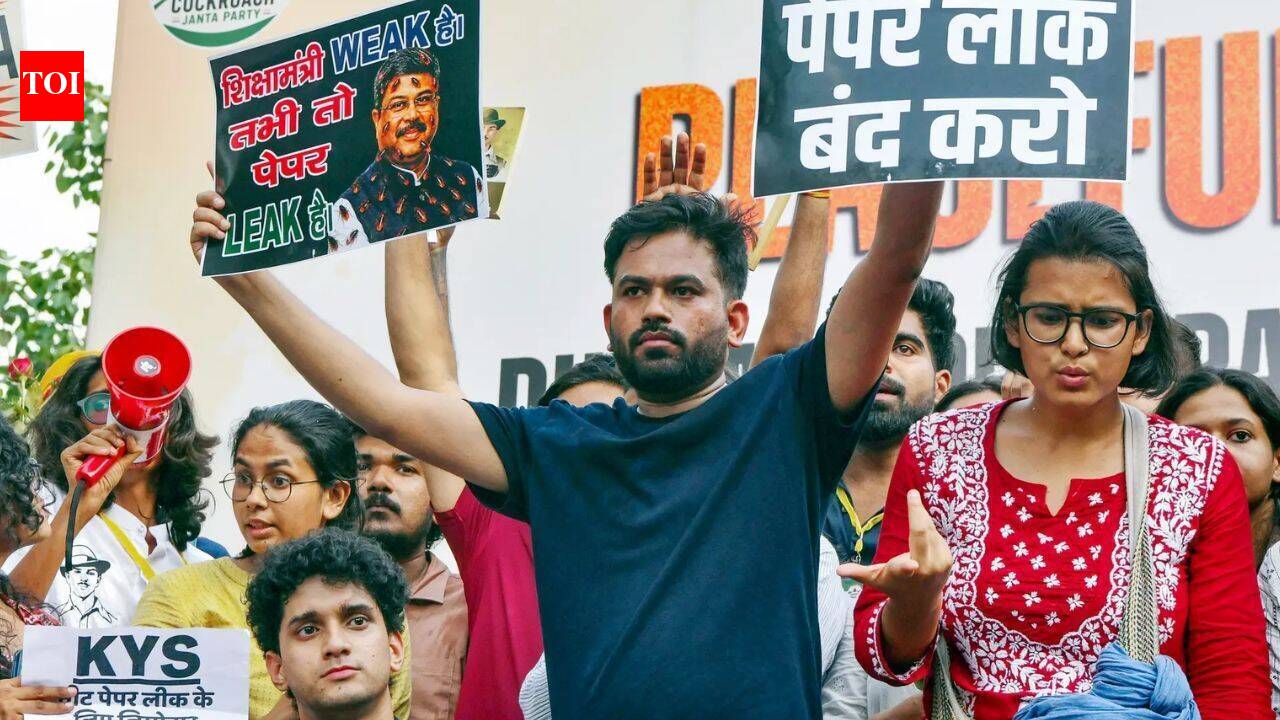 'Best of luck for NEET re-test, join us after exam': CJP founder Abhijeet Dipke as Jantar Mantar protest enters day 2 | Delhi News