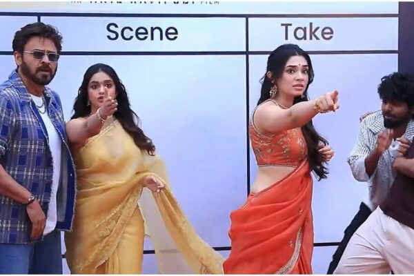 'VenkyAnil5' launch promo ‘Kathi Lanti Idea’: Venkatesh, Kalyan Ram joins hilarious on-screen gag before shoot | Telugu Movie News