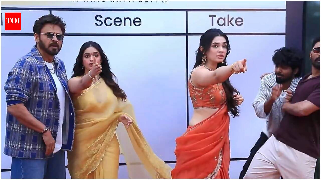 'VenkyAnil5' launch promo ‘Kathi Lanti Idea’: Venkatesh, Kalyan Ram joins hilarious on-screen gag before shoot | Telugu Movie News