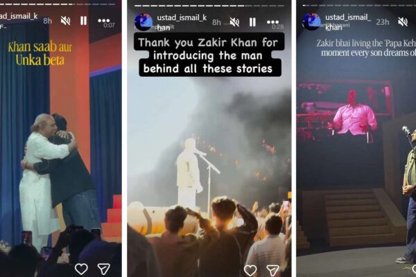 Zakir Khan: 'Nothing more emotional': Zakir Khan breaks down as father Ustad Ismail Khan performs sitar at final Mumbai show before indefinite break | Hindi Movie News