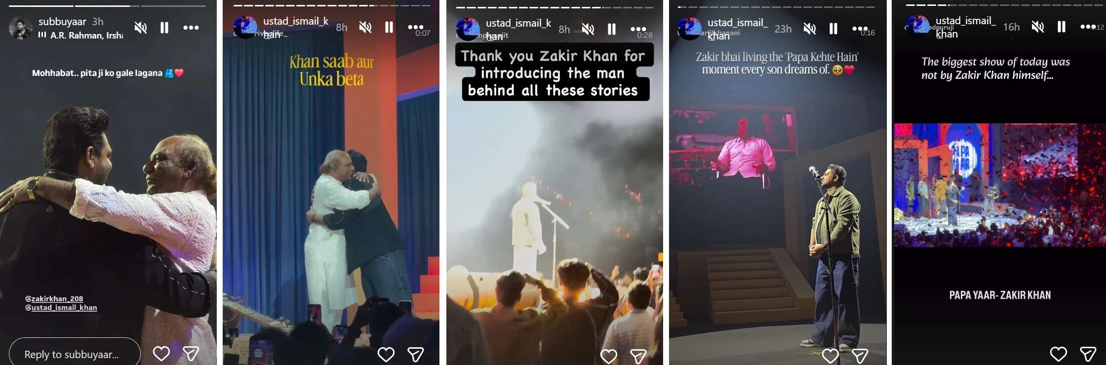 Zakir Khan: 'Nothing more emotional': Zakir Khan breaks down as father Ustad Ismail Khan performs sitar at final Mumbai show before indefinite break | Hindi Movie News