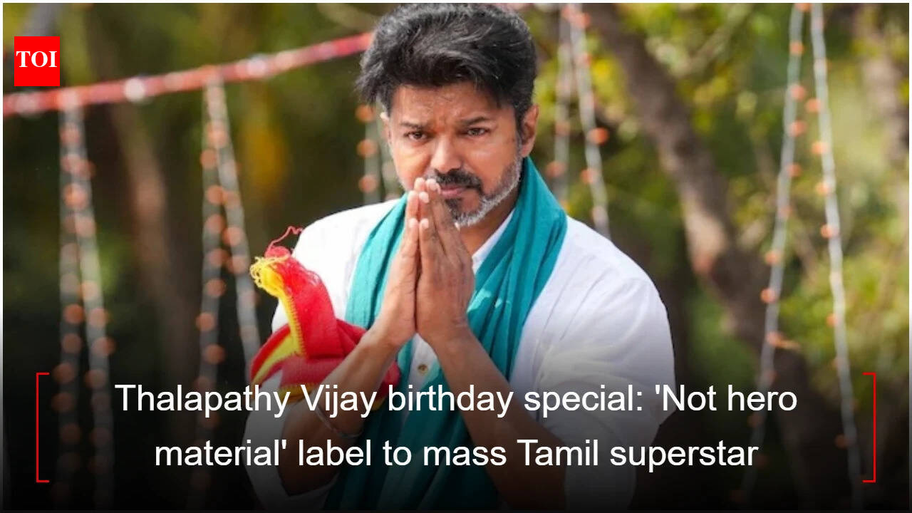 Thalapathy Vijay birthday special: 'Not hero material' label to mass Tamil superstar; Know his early struggles and transformations |
