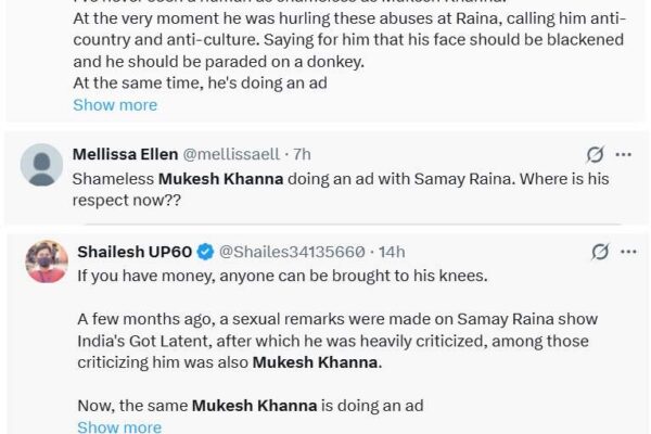 Mukesh Khanna: 'Shaktimaan bik gaya': Mukesh Khanna trolled as 'shameless' after starring in ad with Samay Raina after 'paraded on donkey' comment over 'India's Got Latent' | Hindi Movie News