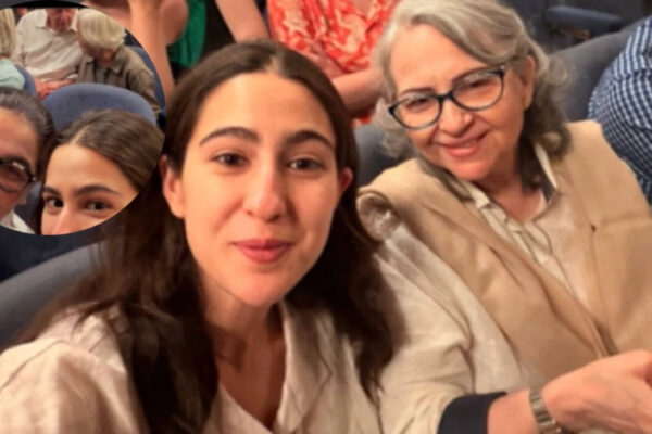 Sara Ali Khan: 'Best actors toh mere bagal mein hi hai': Sara Ali Khan shares RARE picture of grandmother Sharmila Tagore and mother Amrita Singh together | Hindi Movie News