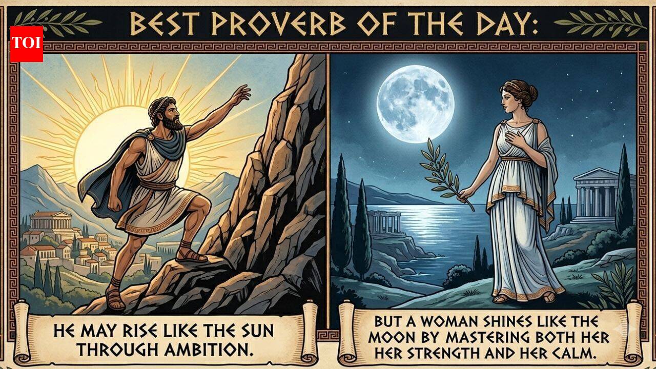 Best proverb of the day: "A man may rise like the sun through ambition, but a woman shines like…" - the quiet power of being strong and calm at once |